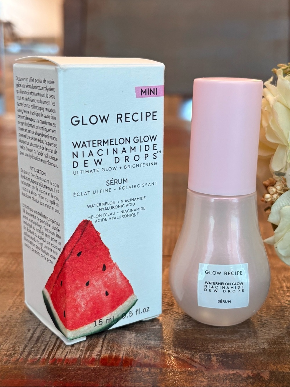 New GLOW RECIPE Watermelon 🍉 Glow Niacinamide DEW DROPS Serum Mini!